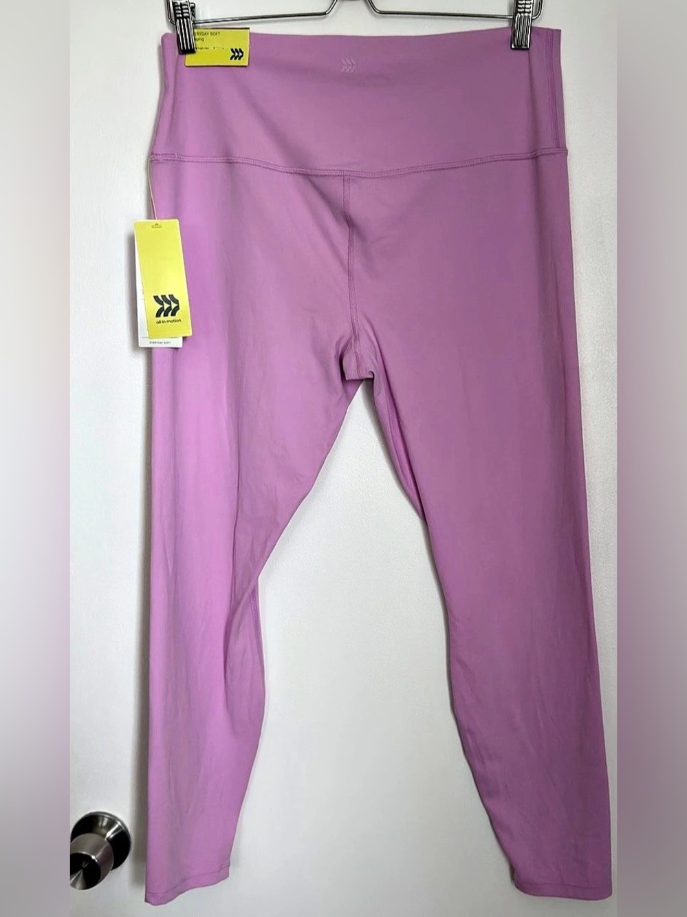 All in Motion Everyday Soft Legging 7/8 Length Pink XXL